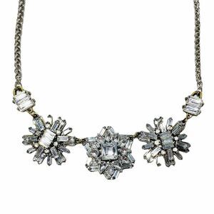 CHUNKY Crystal Snowflake Necklace